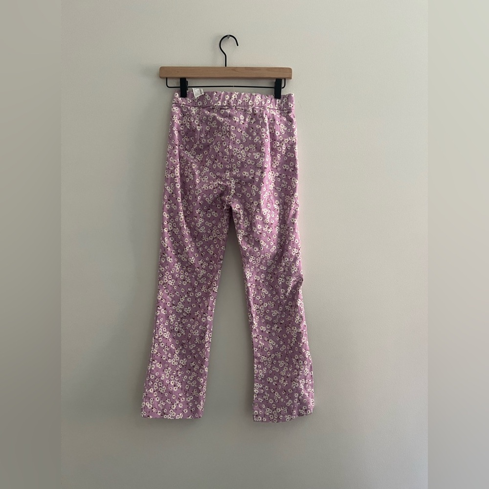Zara Floral Flare Jeans Small - Picture 4 of 5